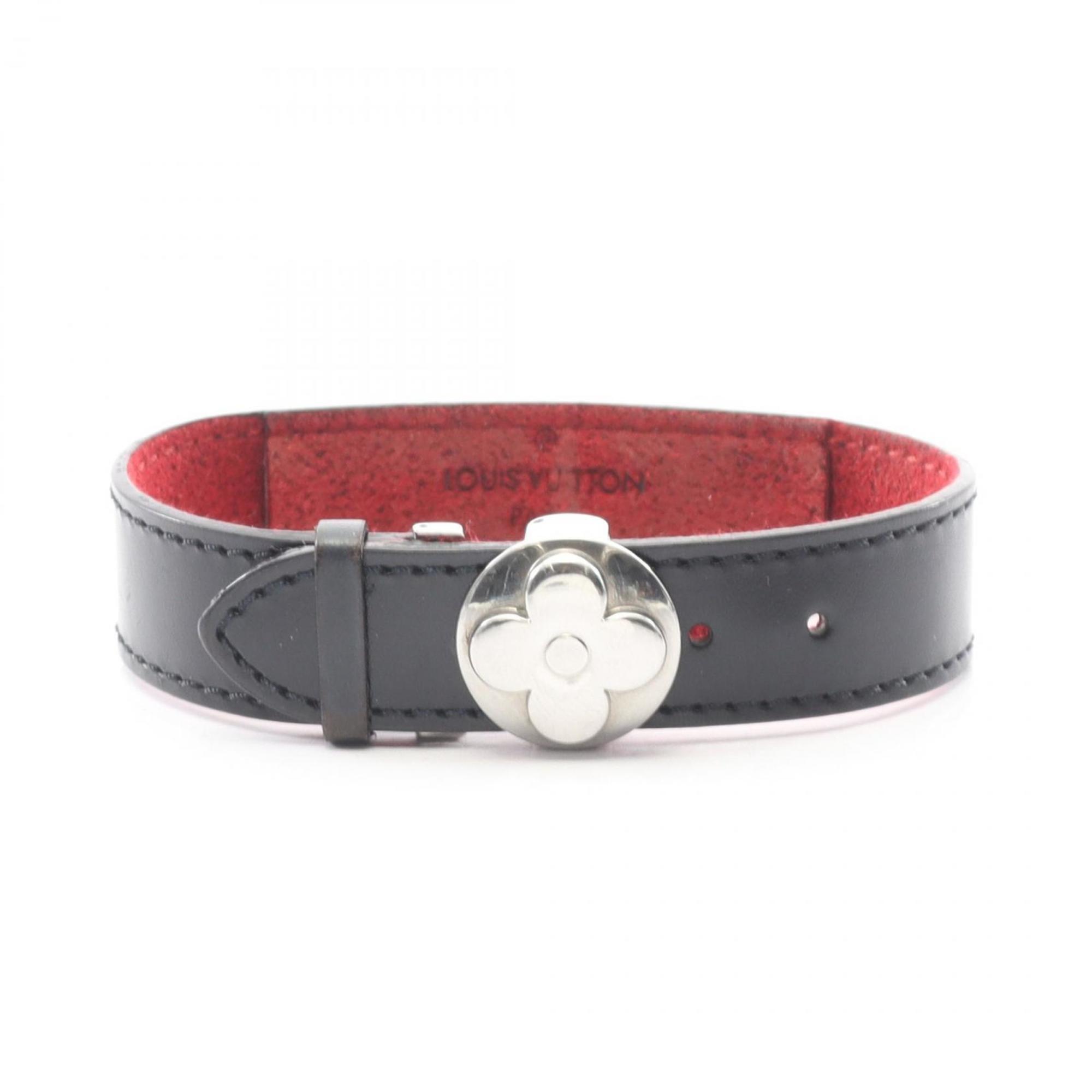 Louis Vuitton Brasserie Vous Good Luck Bracelet, Leather And Stainless Steel,...